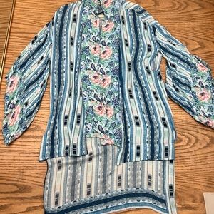 Bcbg High-Low Kimono